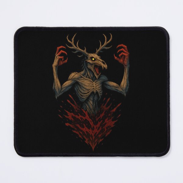 Item preview, Wendigo Ascends – Bloodborn Forest Horror Illustration designed and sold by Altered Array, LLC.