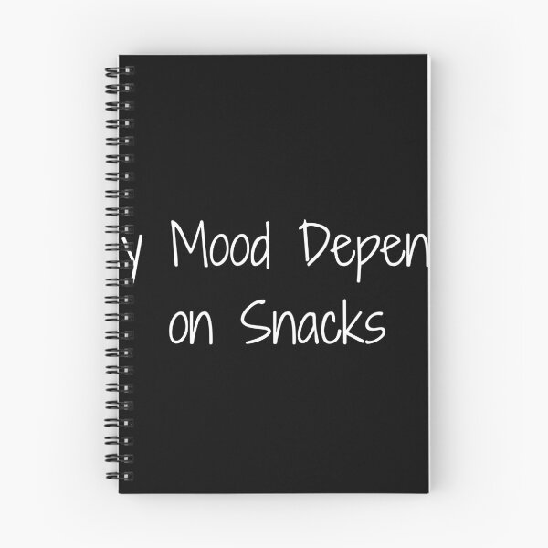 Item preview, My Mood Depends on Snacks designed and sold by Ninjacatoff.