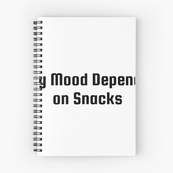 Item preview, My Mood Depends on Snacks designed and sold by Ninjacatoff.