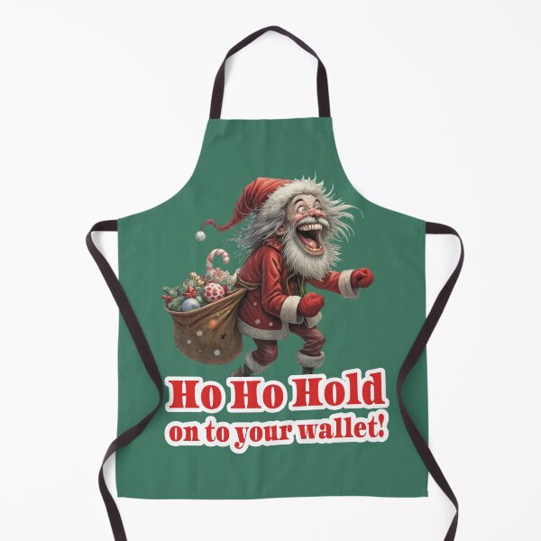 Item preview, Ho Ho Hold on your wallet - Shopping spree Santa Claus designed and sold by knappidesign.