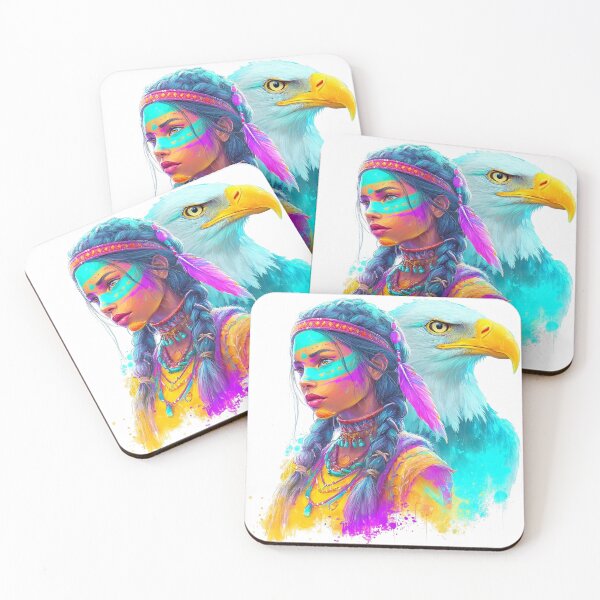 Item preview, Spirit of Freedom. Native Woman and Eagle  designed and sold by DuncanMaxStar .
