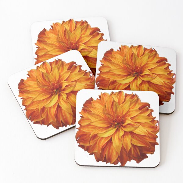 Item preview, Orange dahlia designed and sold by Maxiverse.