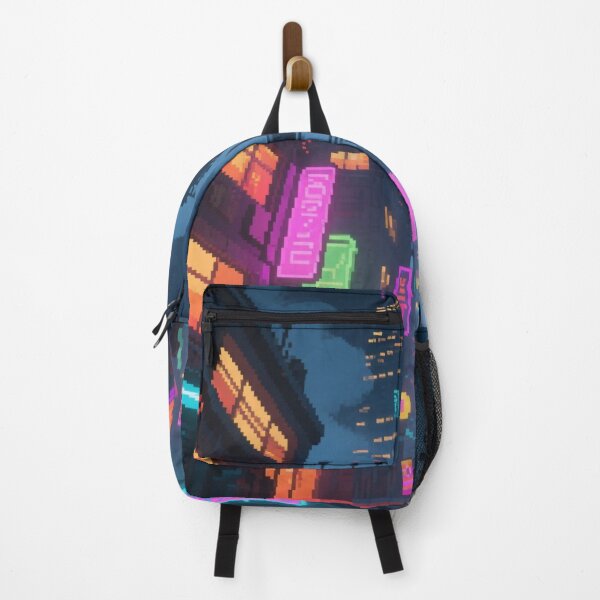 Item preview, Neon Cyber Voxel City designed and sold by LunarDraft.