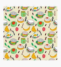 Breakfast & Lunch Food Collage Photographic Print