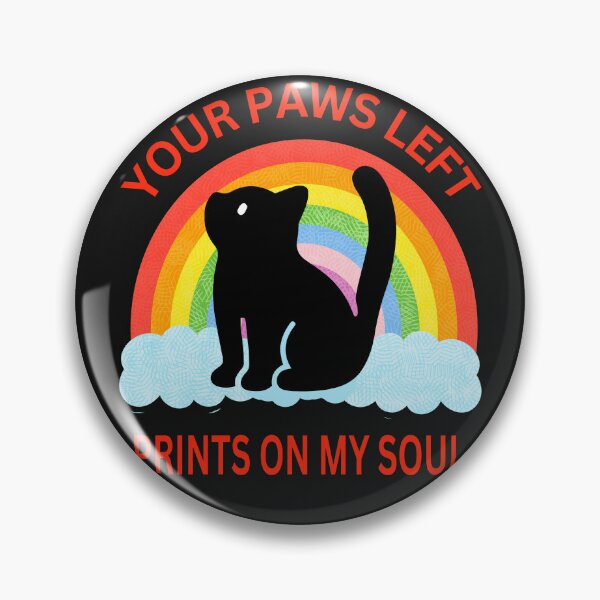 Item preview, Cat Lover Memorial Your Paws Left Print On My Soul Kitty designed and sold by erozzz.