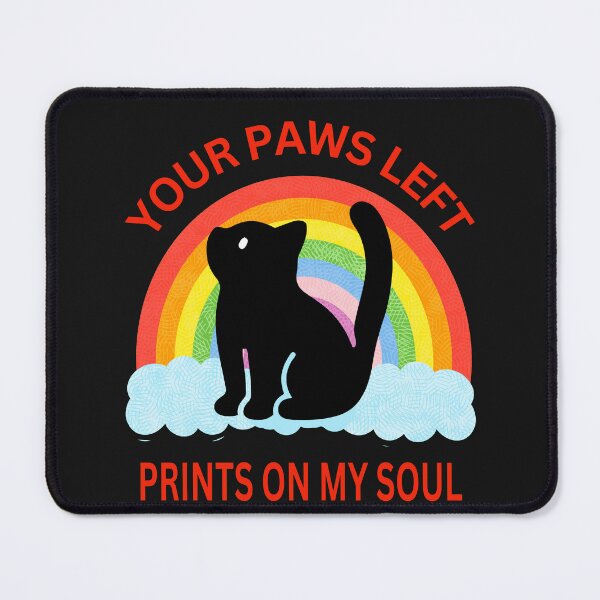 Item preview, Cat Lover Memorial Your Paws Left Print On My Soul Kitty designed and sold by erozzz.