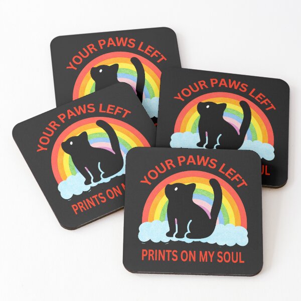 Item preview, Cat Lover Memorial Your Paws Left Print On My Soul Kitty designed and sold by erozzz.