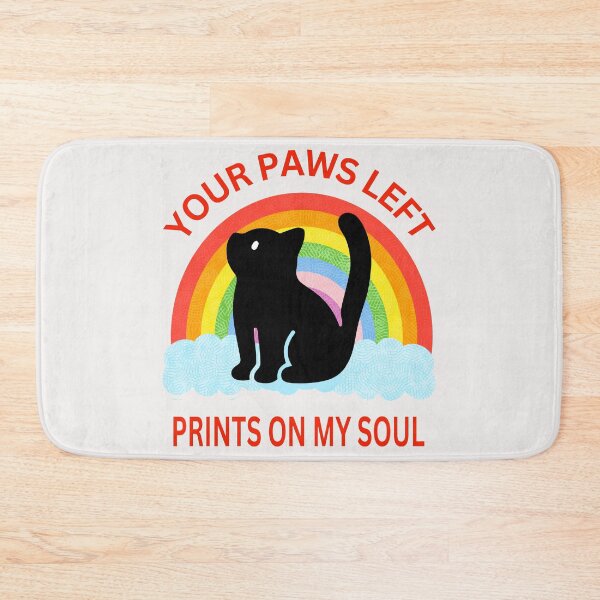 Item preview, Cat Lover Memorial Your Paws Left Print On My Soul Kitty designed and sold by erozzz.