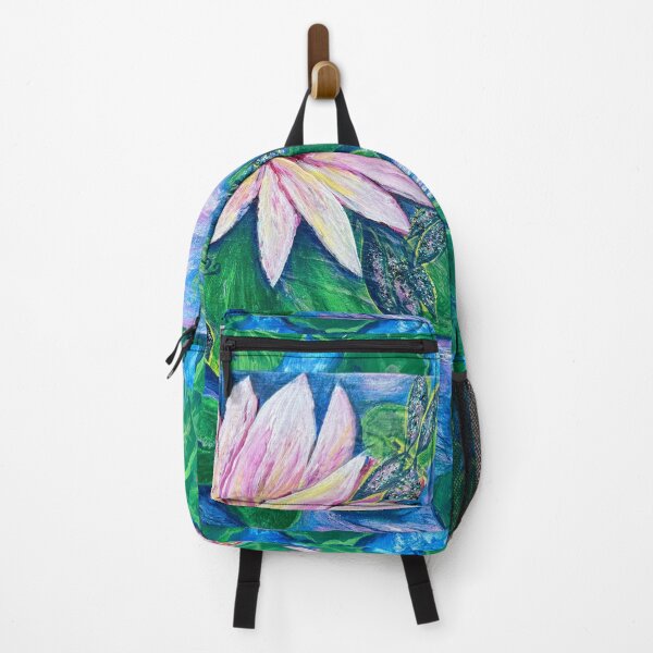 Item preview, Water Lily and Lily Pads Painting designed and sold by TrisaThyme.