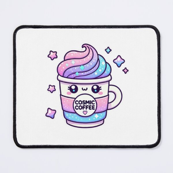 Item preview, Cosmic Coffee – Kawaii Pastel Galaxy Drink Cute Art designed and sold by Smile-AlNo.