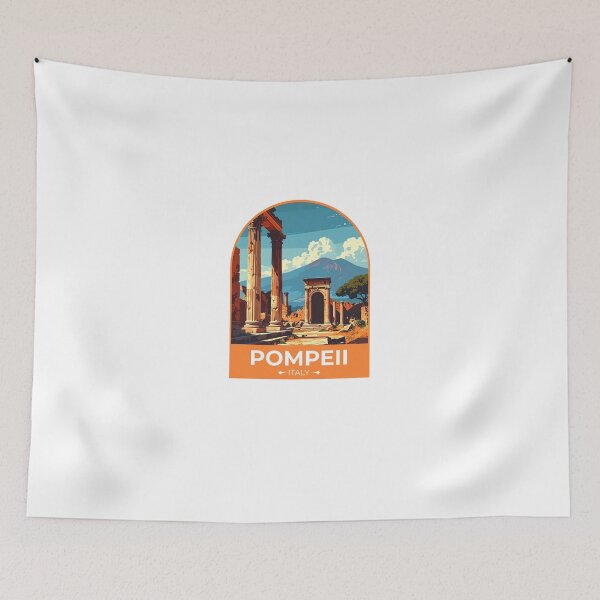 Item preview, Pompeii Italy Travel Sticker designed and sold by TulipaGraphics.