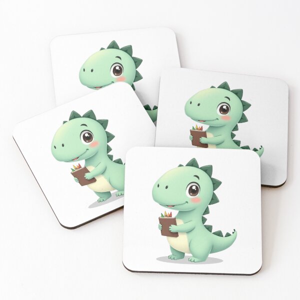 Item preview, Adorable Dino & Animal Cuties – Kids Cartoon Creature Collection designed and sold by Artaprintly.