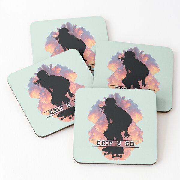 Item preview, Skater Girl Emerging from the Clouds designed and sold by Szpaku desart .