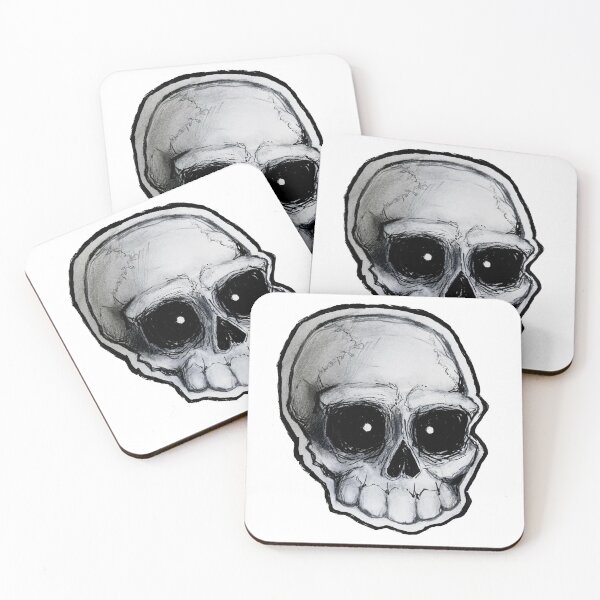 Item preview, Cartoon Style Skull designed and sold by opossumgutz art.