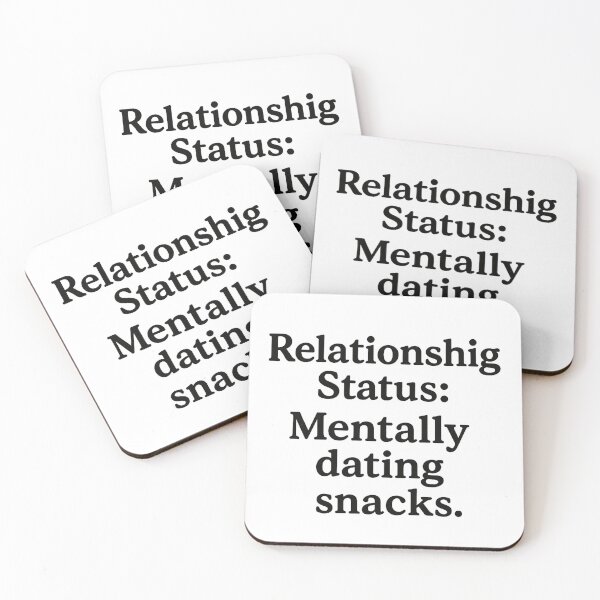 Item preview, Relationship Status Mentally Dating Snacks designed and sold by TheSimpleTee007.