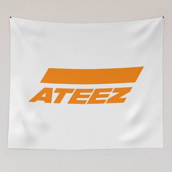 Item preview, ATEEZ - Orange Slant Logo designed and sold by Jessie Slamwhorella.