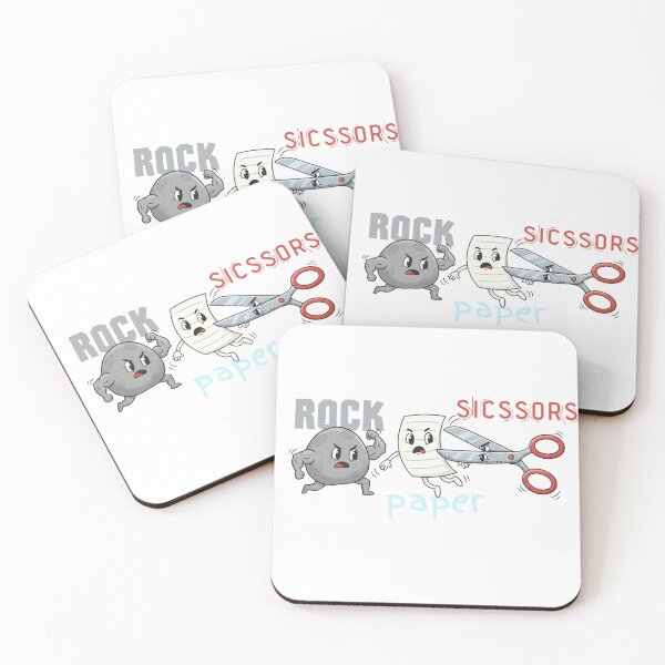 Item preview, Cute Rock Paper Scissors Character Trio designed and sold by Don'R.