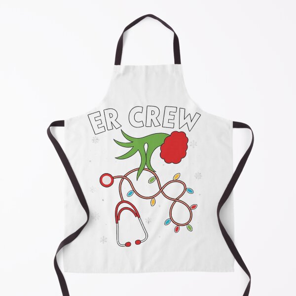 Item preview, ER Crew Christmas Nurse – Grinch Hand Stethoscope Lights Design, Funny ER Staff Holiday Medical Artwork designed and sold by JoyBoyStudio1.