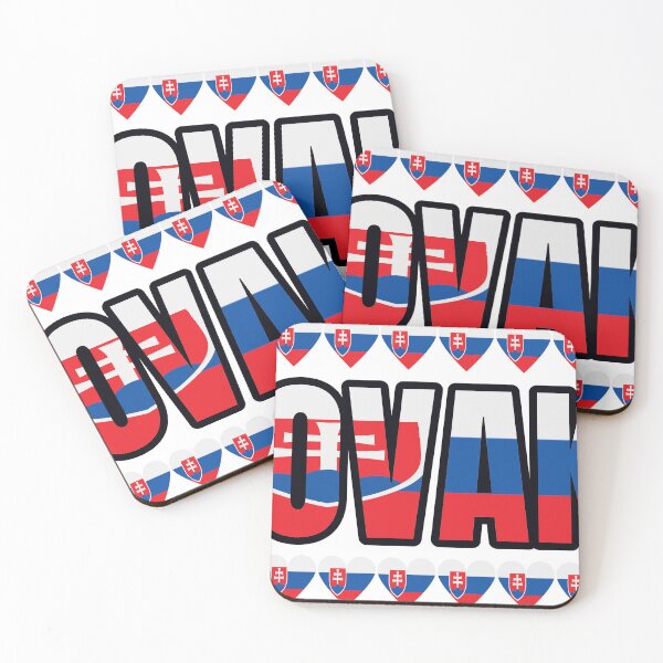 Item preview, Slovakia Flag Letters And Hearts designed and sold by TheIconSmith.