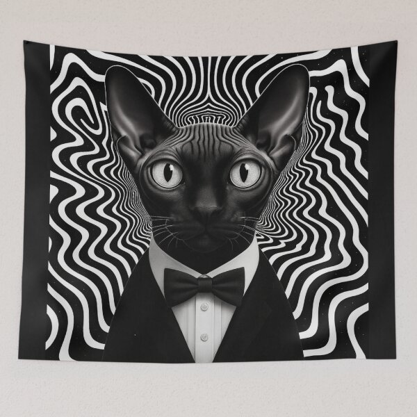 Item preview, Swirly Cat designed and sold by Cats and Other Things.