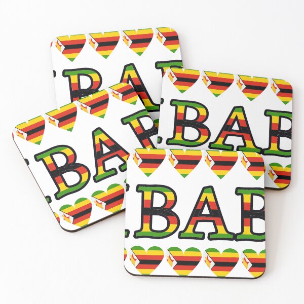 Item preview, Zimbabwe Flag Letters And Hearts designed and sold by TheIconSmith.