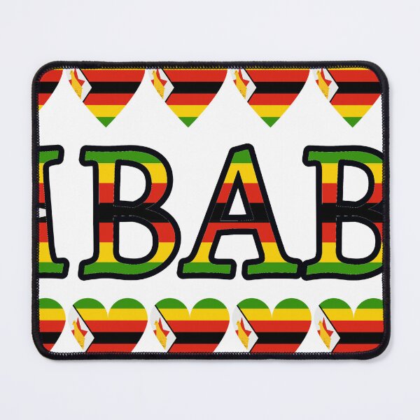 Item preview, Zimbabwe Flag Letters And Hearts designed and sold by TheIconSmith.