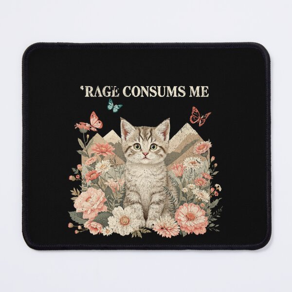 Item preview, Rage Consumes Me Funny cat designed and sold by IdealDo.