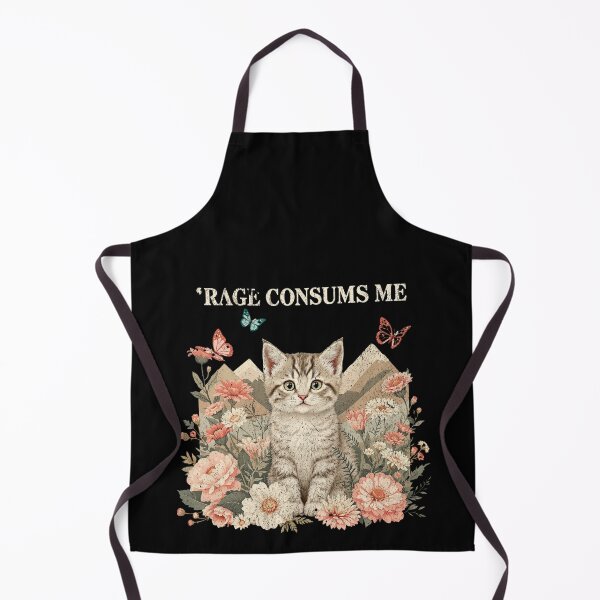 Item preview, Rage Consumes Me Funny cat designed and sold by IdealDo.