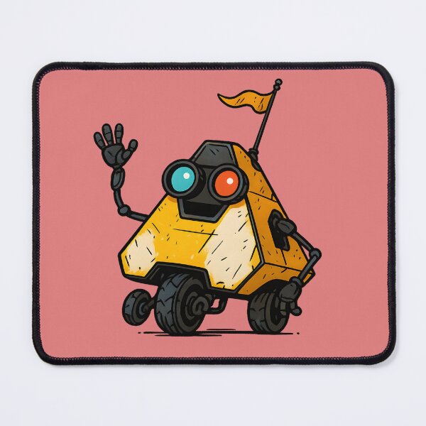 Item preview, Quirky Tri-Bot – Cel Shaded Wasteland Robot Fan Art designed and sold by KawaiiOrbit.
