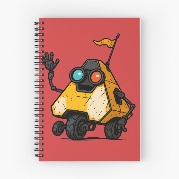 Item preview, Quirky Tri-Bot – Cel Shaded Wasteland Robot Fan Art designed and sold by KawaiiOrbit.