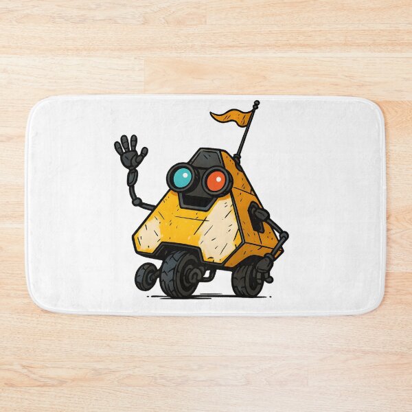 Item preview, Quirky Tri-Bot – Cel Shaded Wasteland Robot Fan Art designed and sold by KawaiiOrbit.