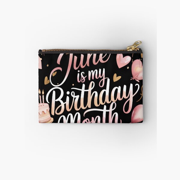Item preview, June Is My Birthday Month Cute Pastel Birthday Typography designed and sold by KristenosNehk.