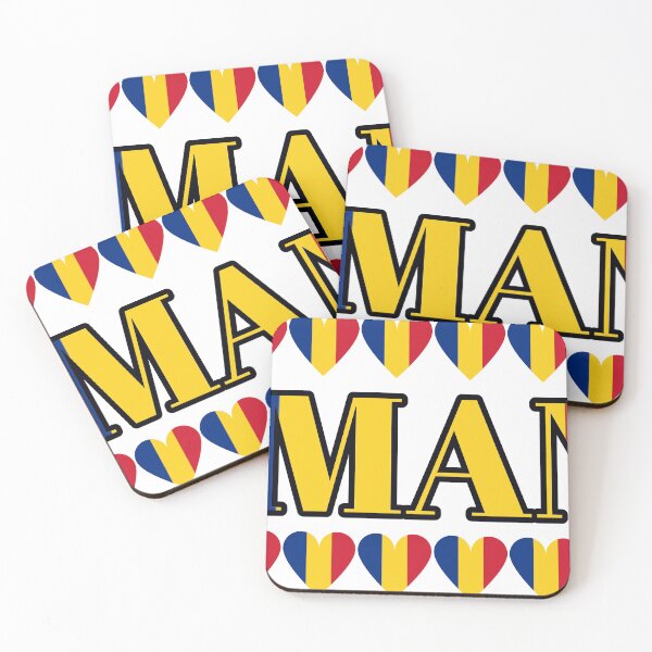 Item preview, Romania Flag Letters And Hearts designed and sold by TheIconSmith.