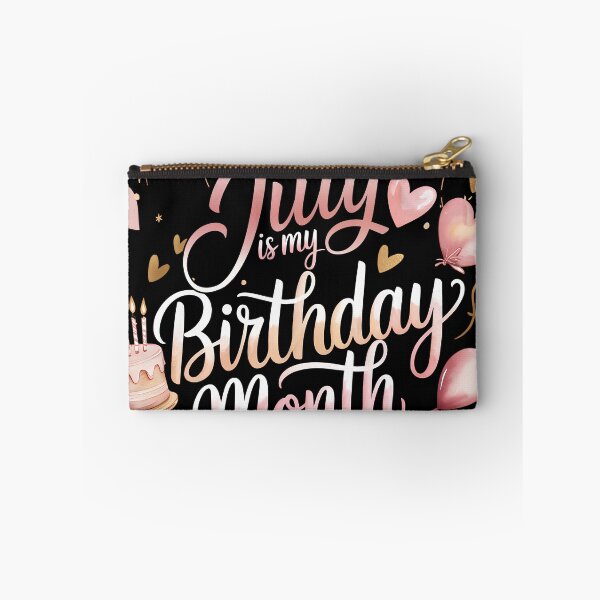 Item preview, July Is My Birthday Month Cute Pastel Birthday Typography designed and sold by KristenosNehk.