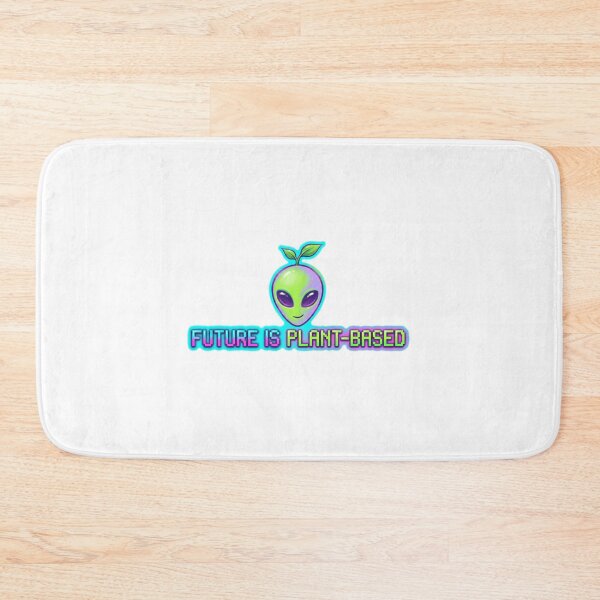 Item preview, Future is Plantbased Alien Vegan Merch designed and sold by PrintsyNook.