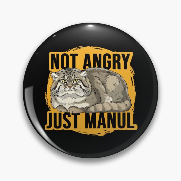 Item preview, Pallas's Cat Manul Resting Grumpy Face designed and sold by LinaValearte.