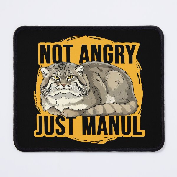 Item preview, Pallas's Cat Manul Resting Grumpy Face designed and sold by LinaValearte.