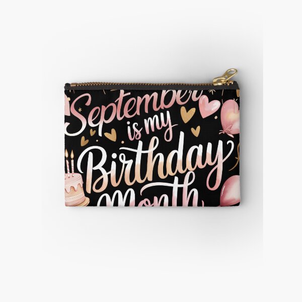 Item preview, September Is My Birthday Month Cute Pastel Birthday Typography designed and sold by KristenosNehk.