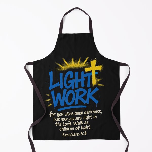 Item preview, Light Work – Ephesians 5:8 | Bold Christian Streetwear Design designed and sold by Faith In Black Designs.
