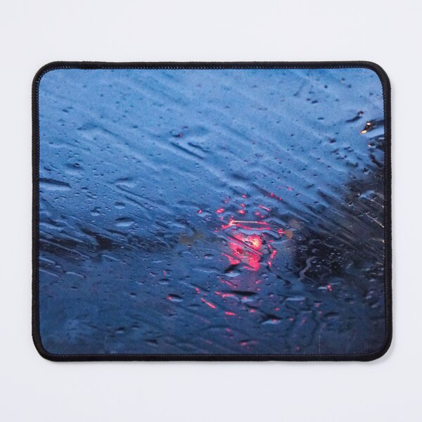 Item preview, Red and Blue through Raindrops designed and sold by Maxiverse.