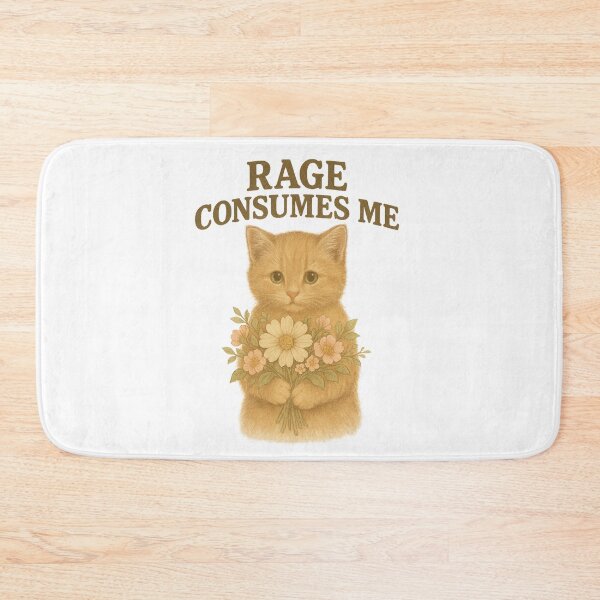 Item preview, Rage Consumes Me Funny cat designed and sold by IdealDo.