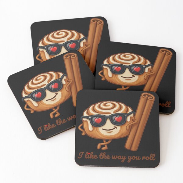 Item preview, I Like The Way You Roll - Funny Cinnamon Bun Pun designed and sold by Muse Merch.