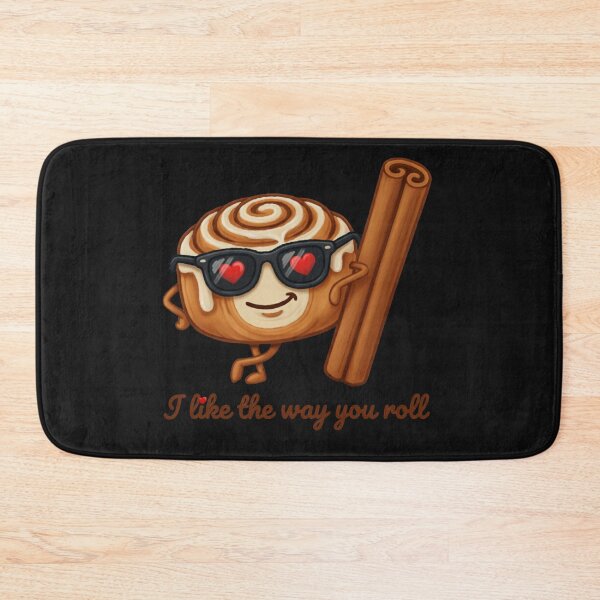 Item preview, I Like The Way You Roll - Funny Cinnamon Bun Pun designed and sold by Muse Merch.