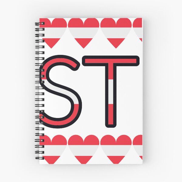 Item preview, Austria Flag Letters And Hearts designed and sold by TheIconSmith.