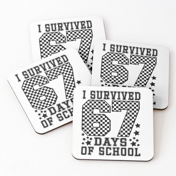 Item preview, I survived 67 days of school designed and sold by HarrisStudio.