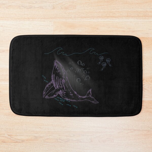 Item preview, A whale swimming in the ocean - wild nature designed and sold by Lovelalaland.