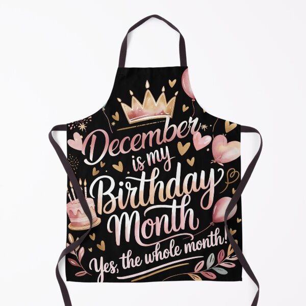 Item preview, December Is My Birthday Month Cute Pastel Birthday Typography designed and sold by KristenosNehk.