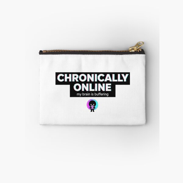 Item preview, Chronically Online Shirt | Brainrot Screen Addict Meme Tee designed and sold by Lunafy Design.