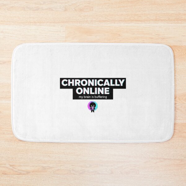 Item preview, Chronically Online Shirt | Brainrot Screen Addict Meme Tee designed and sold by Lunafy Design.