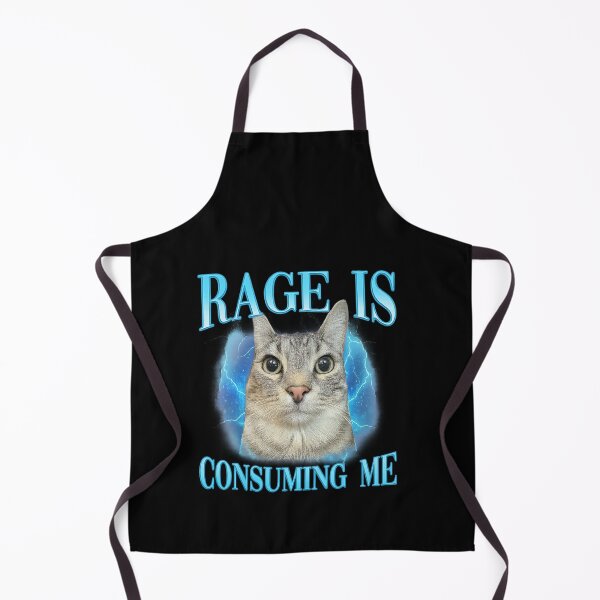 Item preview, Rage Consumes Me Funny cat designed and sold by IdealDo.